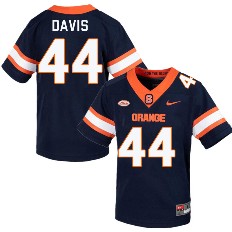 #44 Ernie Davis Syracuse Orange Jerseys,Syracuse University Football Uniforms,Apparels-Navy